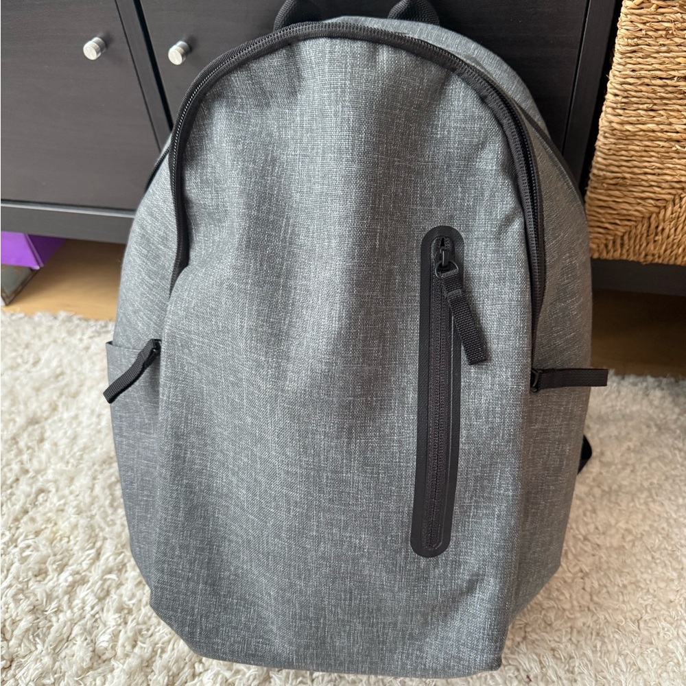 Everlane Heather Gray Nylon Commuter Backpack